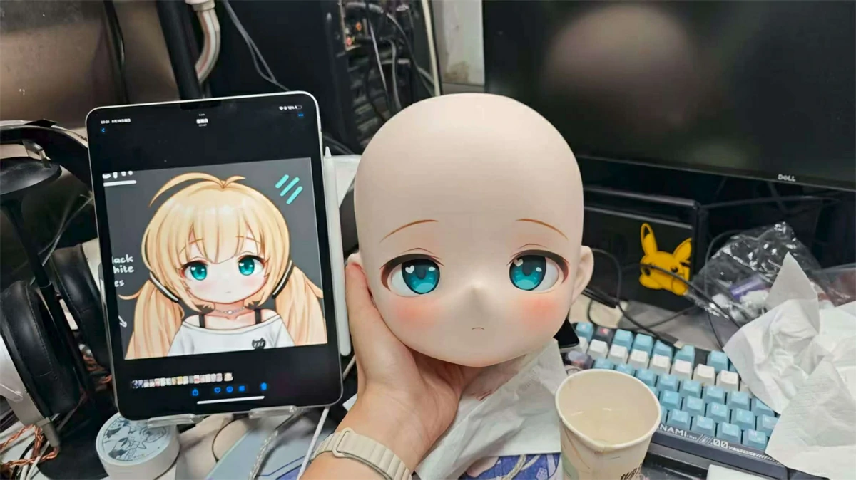 羊角社Croissant Dollヘッド単体 アニメコスプレドール カスタマイズ専用ページ ボディを含めてない