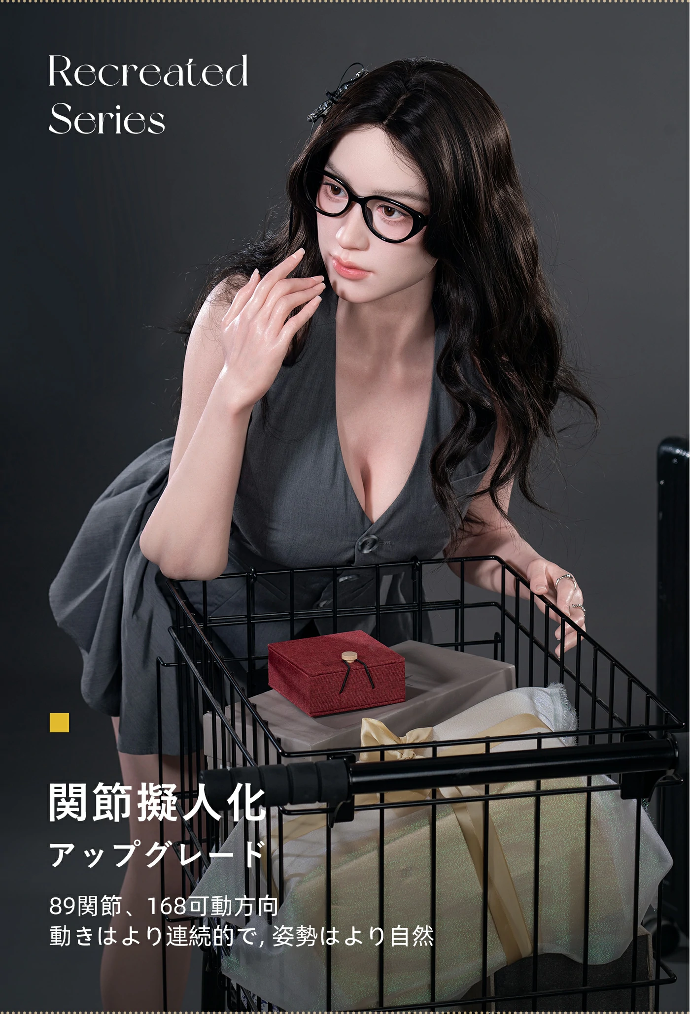 Top-sinodoll 【TYPEグラビア】 T48ヘッド 165cm Eカップ きれいなお姉ちゃん系リアルドール 詳しい