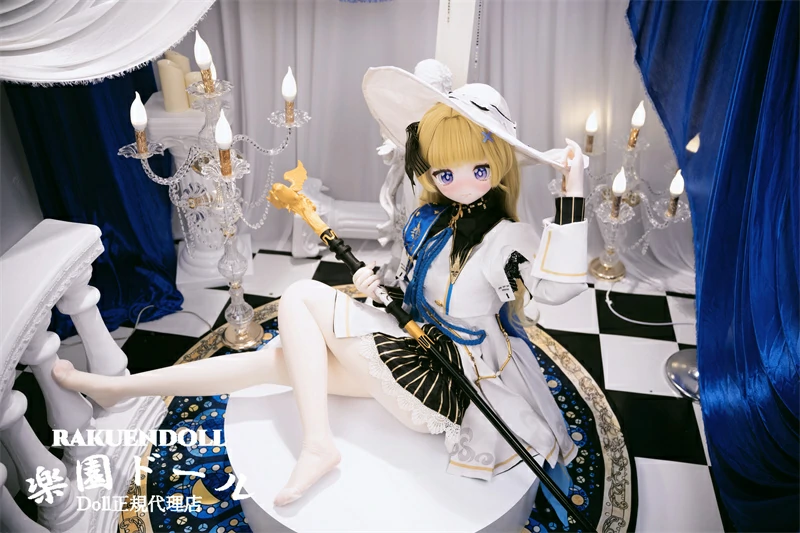 R03ヘッド フェビー 155cm Cカップ 愛らしい幻想的な魔法使い美少女 二次元風シリコンヘッド+TPE製ボディ アニメ風リアル人形 横画像