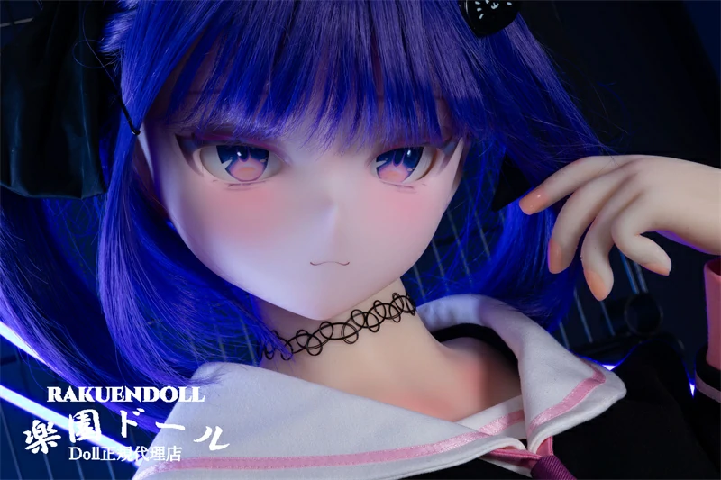 MW Girl(魔物姫) s33Akiヘッド 115cm バスト中 セーラー服無口美少女 宣材写真のはビニールヘッド+シリコンボディダッチワイフ 横画像