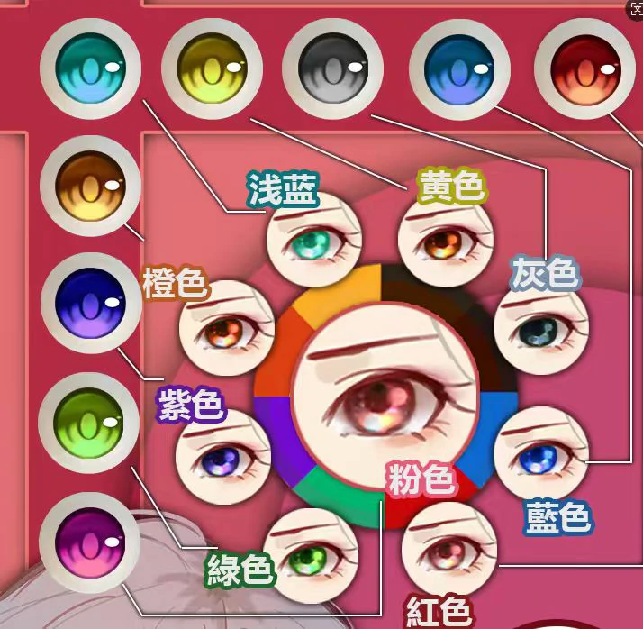 ElsaBabe AHR019ヘッド ピンクロングヘアのかわいいアニメドール 全体像 眼球カラーについて