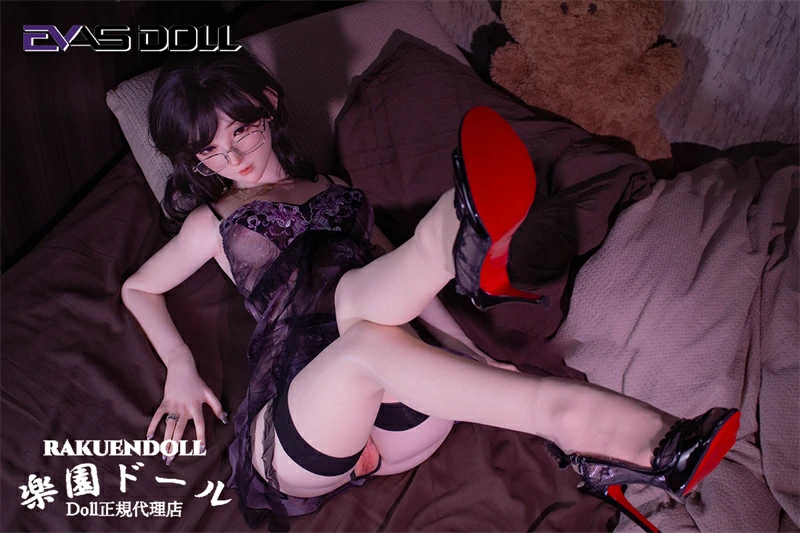 Evasdoll Yixinyueヘッド 149cm Dカップ セクシーランジェリー姿お姉さん系美人 フルシリコン製リアル人形 横画像
