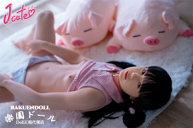 J cute 陽葵ちゃん 149cm 平ら 守ってあげたいツインテール美少女リアル人形 横画像