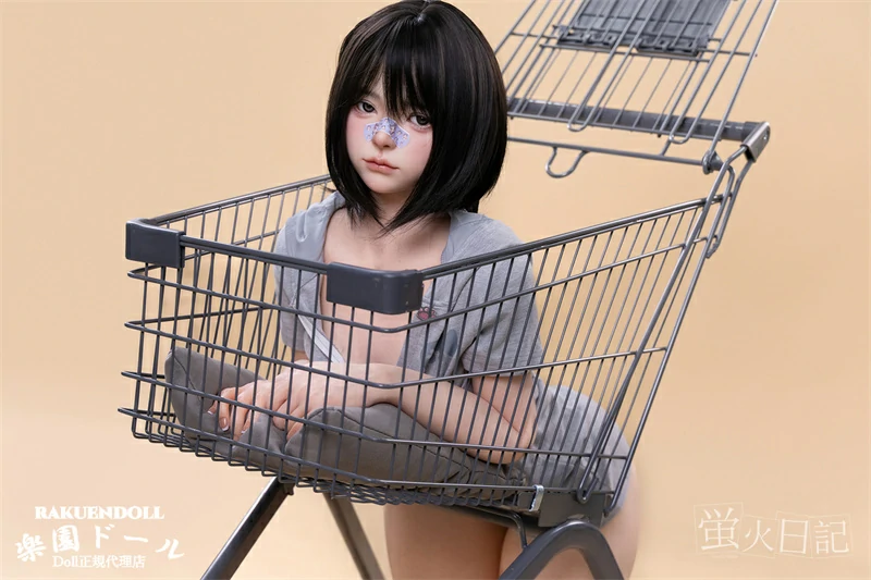 絆創膏を貼るJK貧乳美少女ダッチ 人形 琉璃ヘッド 151cmAカップ蛍火日記