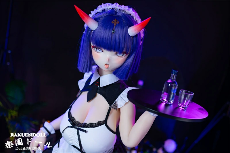 酒呑童子赤い角付きアニメ風アダルト 人形 X88ヘッド 121cmMW Girl 横画像
