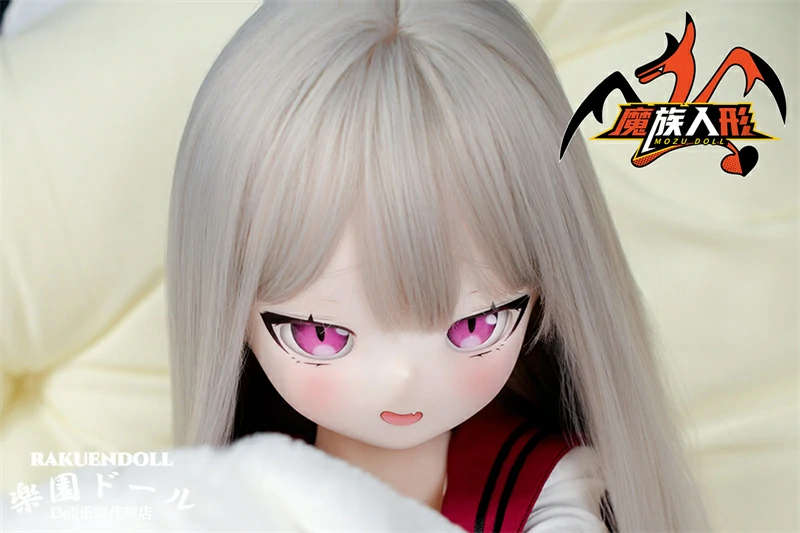 realdoll Mozudoll 【A級】 奈奈（79-Nona）ヘッド 1/2ドール 無邪気小悪魔系長い髪笑顔 横画像