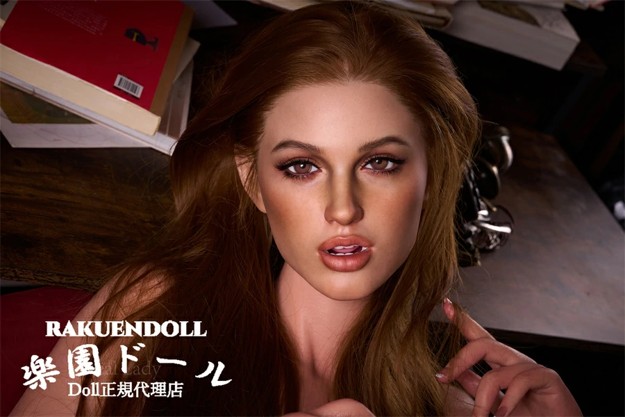 Real lady R4ヘッド 168cm Gカップ 歌手風美少女 ハニーブロンズ肌＆ROS-MAX機能付き real doll エロ姿 横画像