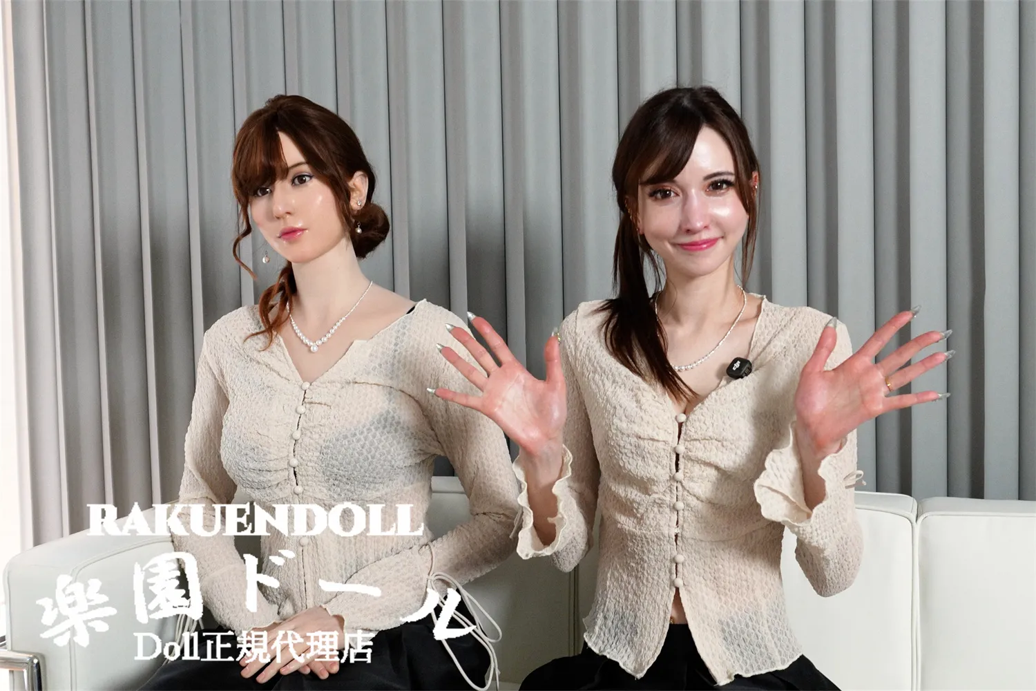 MMXDOLL Lauraヘッド 172cm Cカップ 本人モデルと等身大ラブドールの比較写真