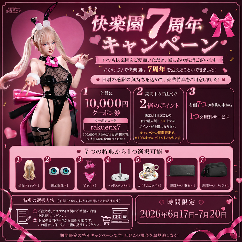 快楽園7周年キャンペーン