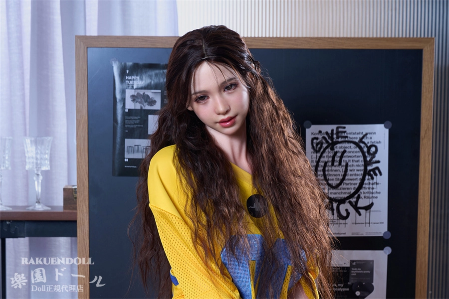 ウェーブヘアのハーフ美少女 ダッチワイフ R9ヘッド Real lady