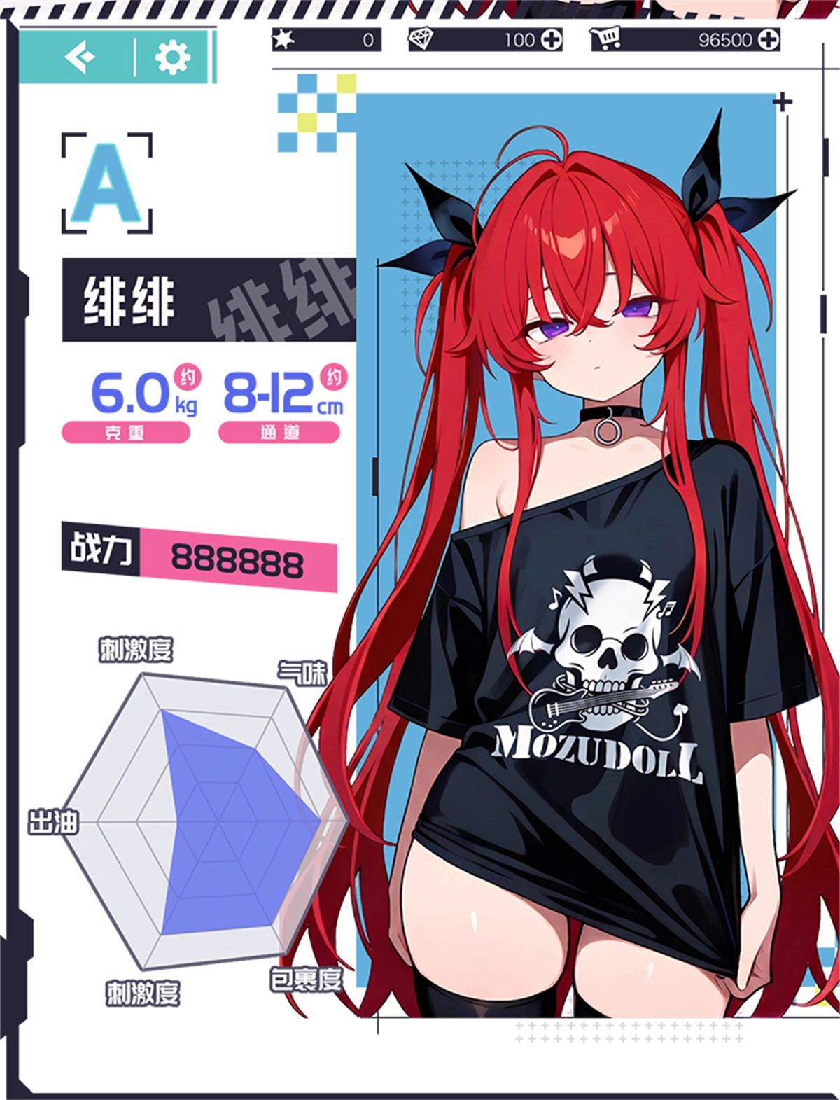 love doll Mozudoll 【A級】 绯绯ヘッド 1/2ドール ギタリスト美少女 詳細情報