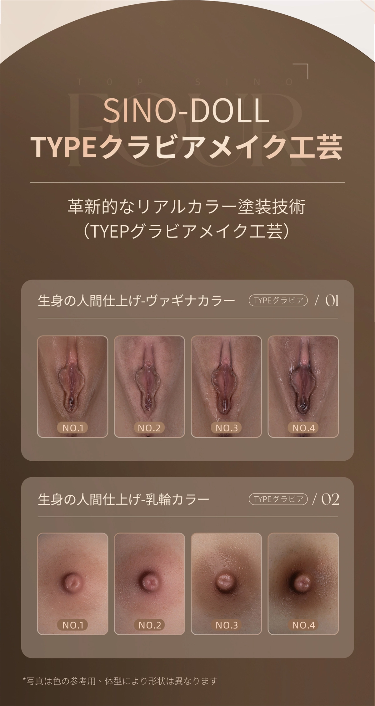 T52 米语ヘッド 149cm Eカップ アダルトドール TopSino 詳細情報01