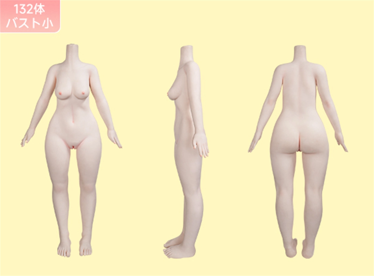 リアルドール MW Girl(魔物姫) 132cm バスト小 ボディ三面図