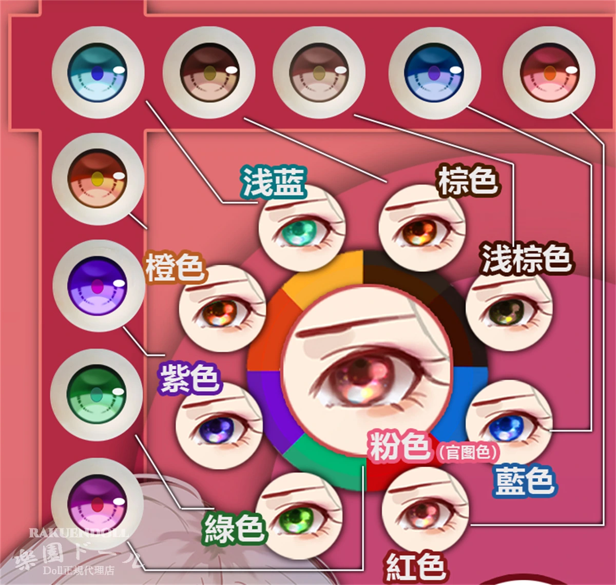 ElsaBabe AHR036 アニメドール 眼球