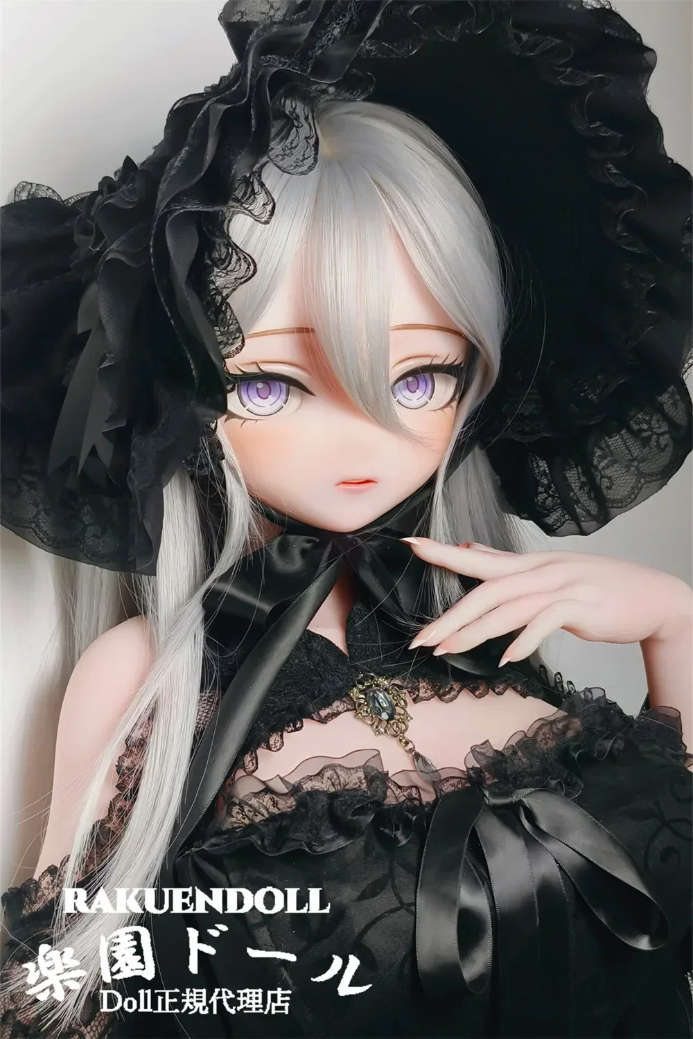 Elsa Babe RAD039 黑田梨奈ヘッド 銀髪 ミステリアス少女 アニメ顔ラブドール