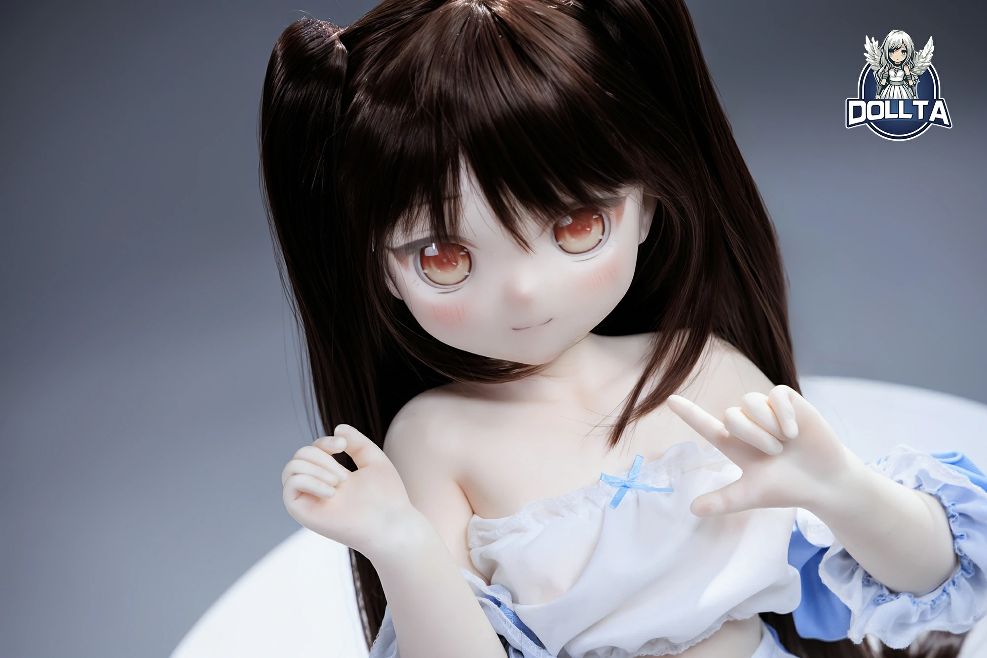 芽依 (Mei)ヘッド 85cm Bカップ 可愛い ツインテール アニメアダルトドール横画像