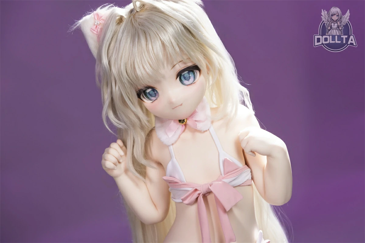鈴(Suzu)ヘッド 112cm AAカップ  小柄猫耳ロリ系 アニメダッチワイフ 横画像