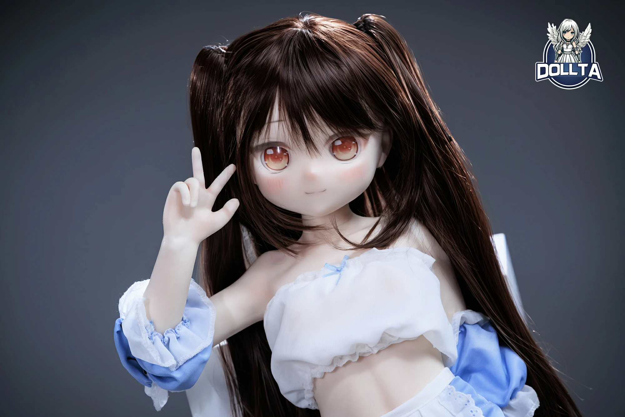 芽依 (Mei)ヘッド 85cm Bカップ 可愛い ツインテール アニメリアルドール 横画像