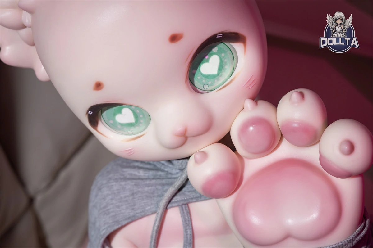 猫(cat)ヘッド 145cm AAカップ 獣小柄可愛い猫 アニメアダルトドール横画像