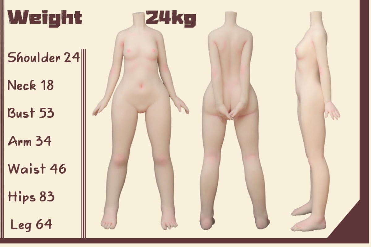 CroissantDoll 132cm(F) 豊満タイプ(TPE) ボディ画像