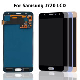 AAAA++++ OLED Quality For Samsung Galaxy J530 J720 J730 Display Screen Touch Screen Digitizer Assembly Replacement 100% Tested
