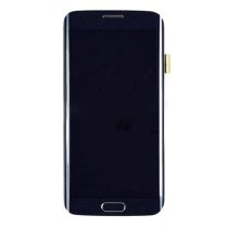 For Samsung S6 Edge LCD With Touch + Frame Blue