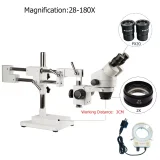 3.5X-180X Continuous Zoom Binocular Stereo Microscope Binocular Microscope Binocular Microscope Zoom 45 90 180X