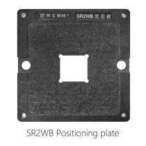 AMAOE Macbook SR2WB reballing stencil kit 0.20MM steel mesh / position plate / magnetic base