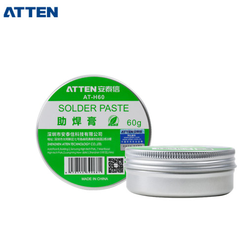 ATTEN  solder paste lead-free halogen-free solder paste AT-H20/AT-H40/AT-H60 easy to tin mobile phone repair welding tool accessories syringe flux