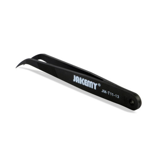 JAKEMY JM-T11 3in1 Anti-static Tweezers Kit Heat Resistant Flat Pointed Curved Tweezers Set