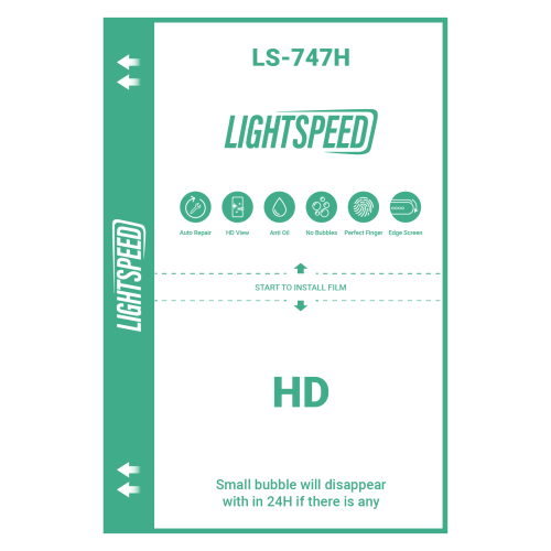 50PCS LS-747H HD Hydraulic Film 180MM*120MM For Film Cutting Machine