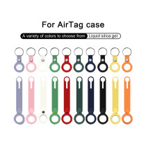 Liquid Silica Gel Protector case For Apple Airtag Locator Tracker Anti-lost Keychain Protective Covers