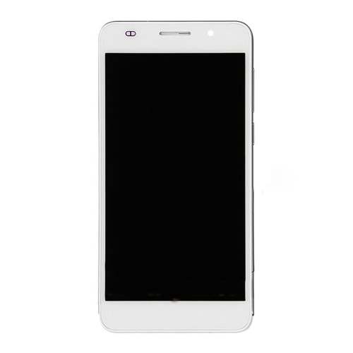For Huawei Honor 6 Dual Sim Complete Screen Assembly With Bezel -White