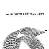 Milanese Loop Metal  Magnetic belt Stainless steel bracelet strap For Apple iWatch series 5 4 3 6 40mm 44mm 38mm 42mm