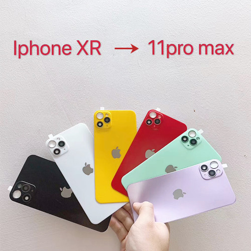 back film PET composite material with metal camera iphone XR / 11 charging film to 11 pro max