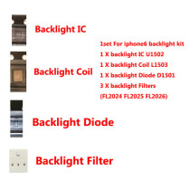 6pcs/set Backlight solutions Kit IC U1502 +coil L1503 +diode D1501 for iPhone 6 6plus