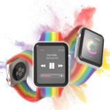 Apple watch band iwatch 1 2 3 4 5 new rainbow silicone watch strap sport watch strap