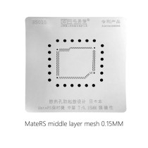 AMAOE RS015 RS010 middle layer steel mesh for Huawei MateRS motherboard middle layer reballing stencil 0.15MM 0.10MM