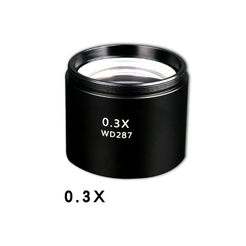 Mechanic microscope lens barlow lens 0.3X/0.5X/0.7X/2X increase the microscope working distance