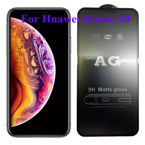 Huawei models 9D anti fingerprint full screen fit tempered glass AG 9H Matte glass