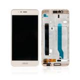 For Asus ZenFone 3 Max ZC520TL LCD Screen and Digitizer Assembly with Front Housing Replacement - Gold - With Logo - Grade S+