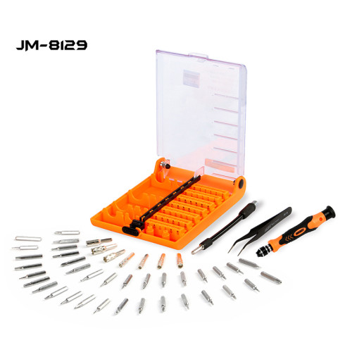 JAKEMY 45 IN 1 JM-8129 Factory Supplier Wholesale High Quality DIY Hand Tool Screwdriver Set for Home Items Laptop Cellphone