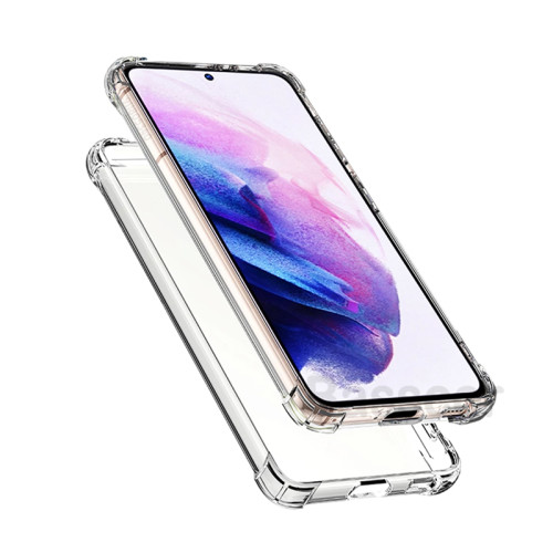 Samsung defender clear case four-corner shockproof three-in-one transparent phone case