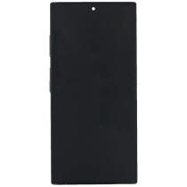 For Samsung Note 10 Plus LCD With Touch + Frame Aura Black Service Pack