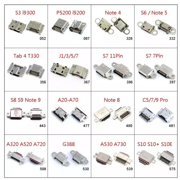 Charging Port For Samsung Galaxy A Series Micro USB Connector Jack Socket