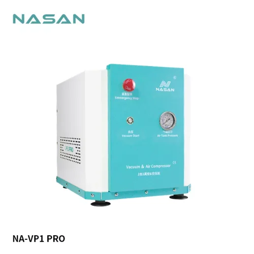 NASAN NA-VP1 PRO 2 IN 1 Large Capacity Air Compressor Machine With Vacuum Pump For LCD Repair Machine