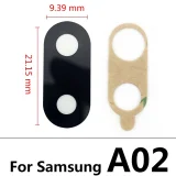 10 pcs Rear Back Camera Lens For Samsung Glass Cover with 3M Sticker Adhesive Replacement Parts