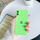 iPhone Silicone tempered glass style phone case