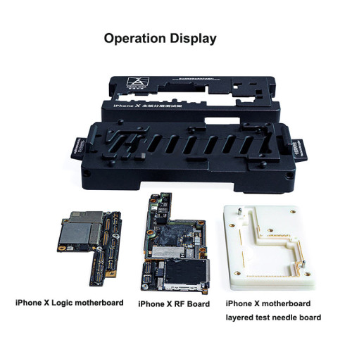 QIANLI MEGA IDEA  IPhone X XS MAX Motherboard Layered Testing fixture isocket