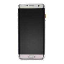 For Samsung S6 Edge Plus LCD With Touch + Frame Silver INTERNATIONAL ONLY
